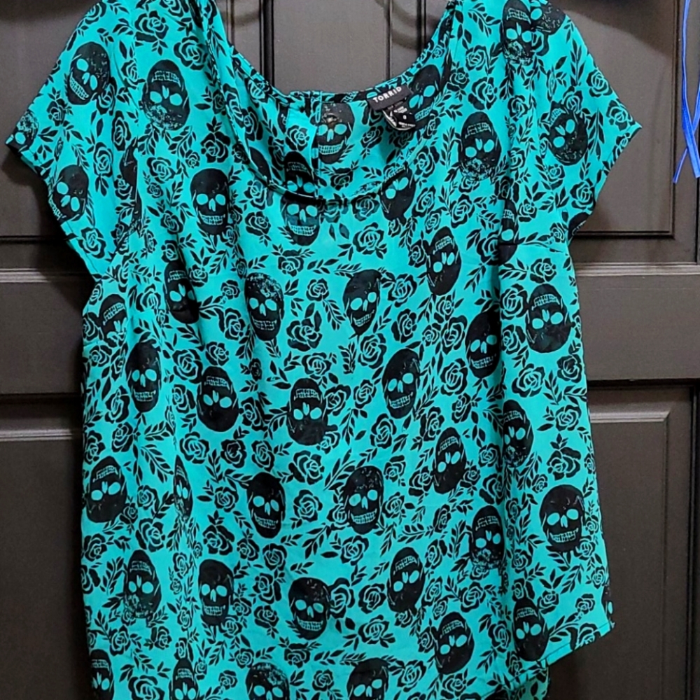 Never worn Vintage Torrid Georgette top